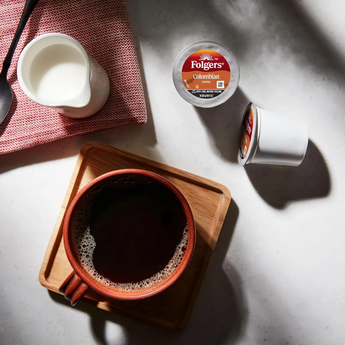 Folgers Colombian Coffee, Medium Roast, Keurig K-Cup Pods, 60 Count
