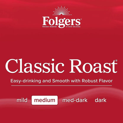 Folgers Classic Roast Instant Coffee, 8 Oz. Jar