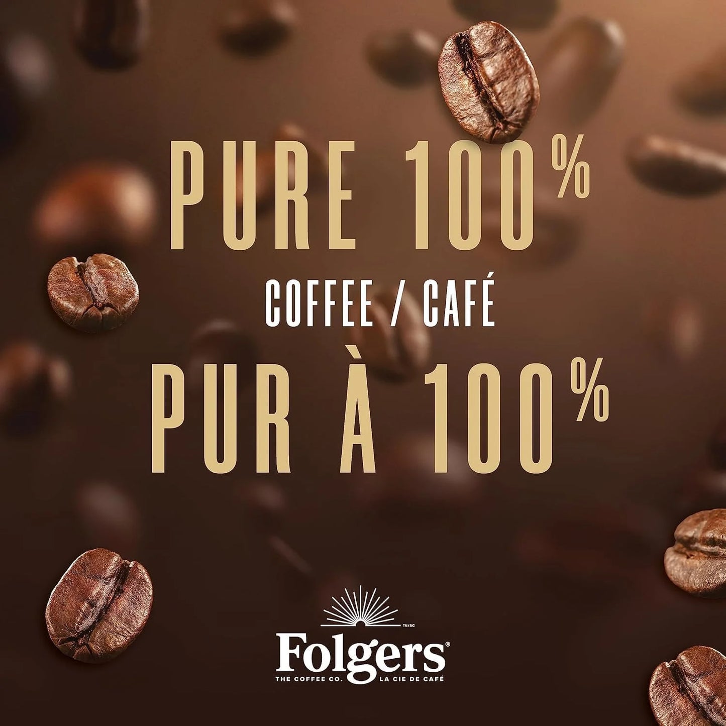 Folgers Caramel Drizzle Flavoured Coffee, Single-Serve K-Cup Pods For Keurig Coffee Makers, 30 Count