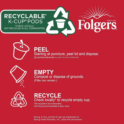 Folgers Vanilla Biscotti Flavored Coffee, 24 Keurig K-Cup Pods