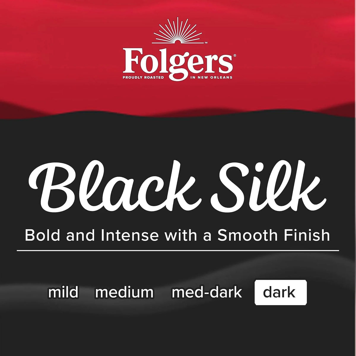 Folgers Black Silk Coffee, Dark Roast, Keurig K-Cup Pods, 60 Count
